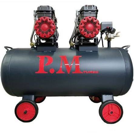 کمپرسور باد پی ام مدل TM100 ظرفیت ۱۰۰ لیتر سایلنت