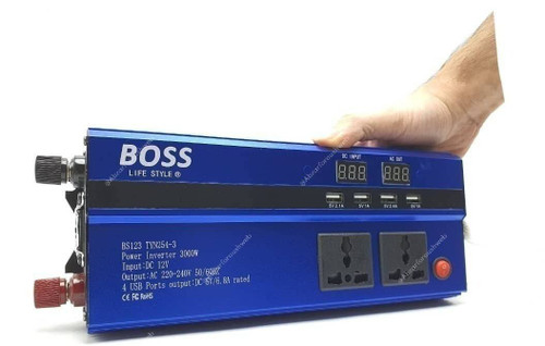 خرید و قیمت مبدل برق (کانورتر) ۱۲ به ۲۲۰ ولت ۳۰۰۰ وات باس مدل Bs-co3000