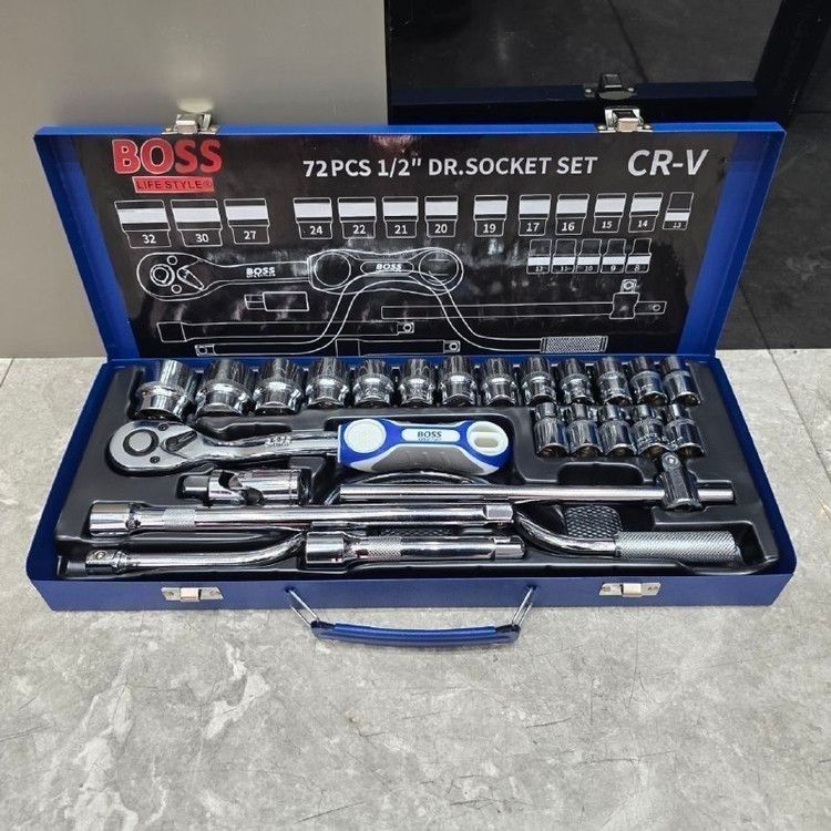 جعبه بکس ۲۴ عددی ۷۲ دندانه اصلی باس مدل BS_24pcs